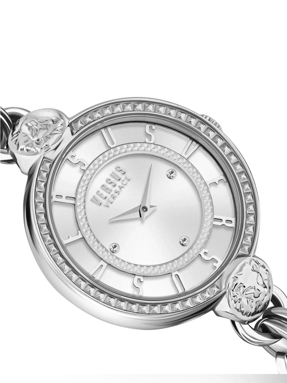 Versus Versace Silver and White Women's Bracelet Watch - Picture 5 of 15